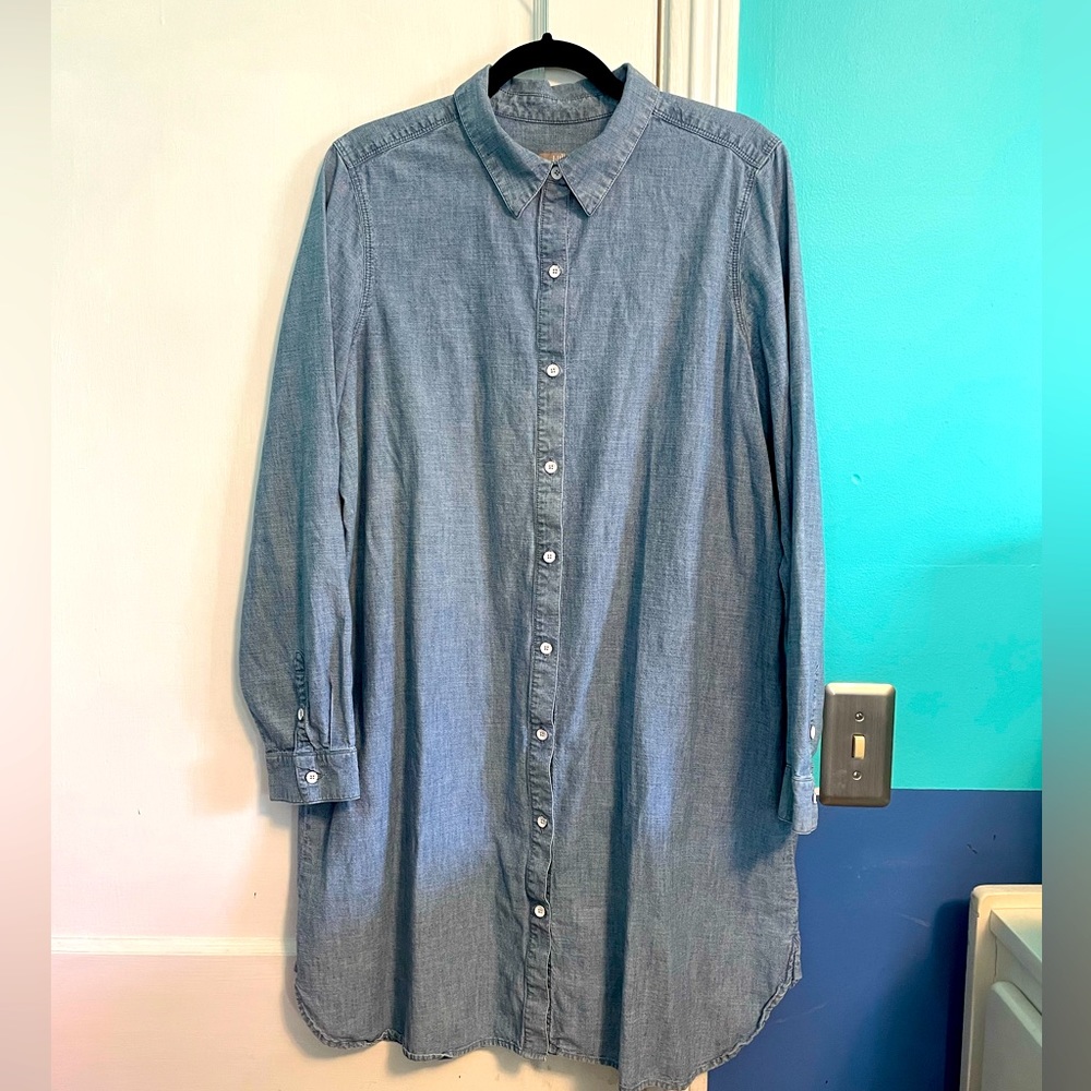 J. Jill Denim Shirtdress